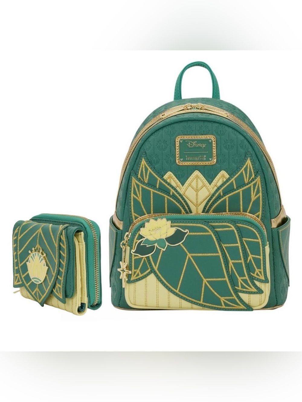 Loungefly Disney The Princess and the Frog Tiana Cosplay Mini Backpack & Wallet